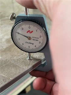 Lembaran marmar pvc kepadatan yang baik